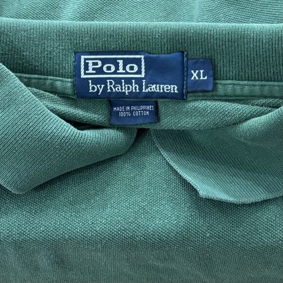 Polo Ralph Lauren Men’s Size XL Green Short Sleeve Top Pony Logo Preppy Golf - Picture 4 of 4